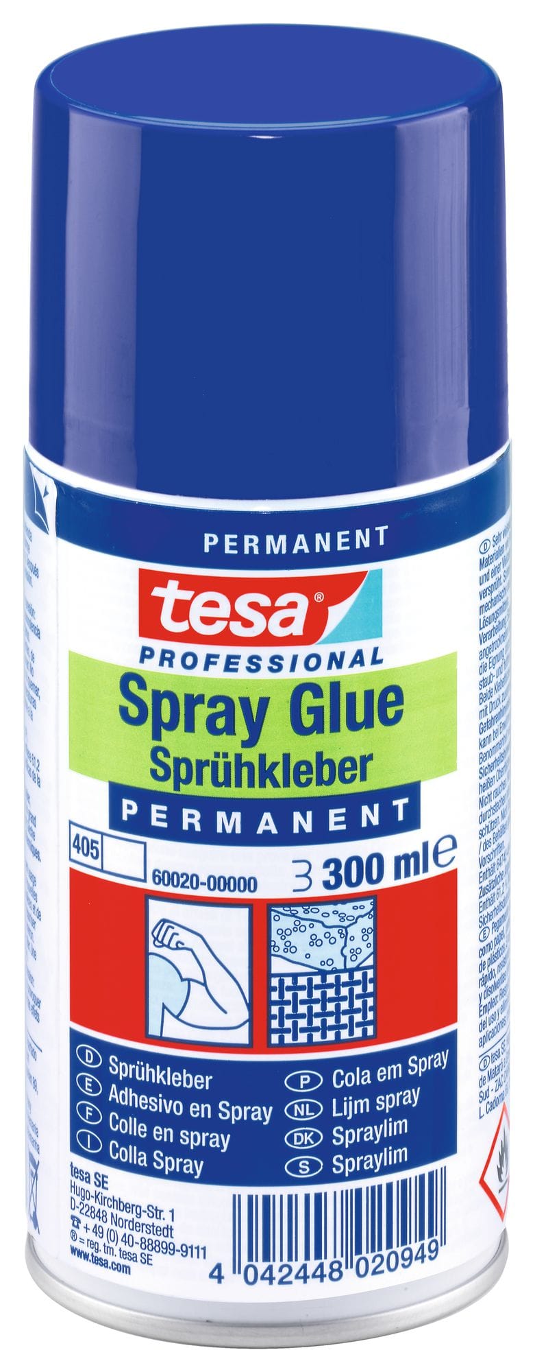 tesa® Sprühkleber 60020 permanent